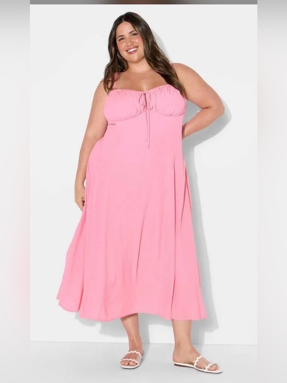 Size XL Wild Fable Women’s Midi A-line Dress with inner